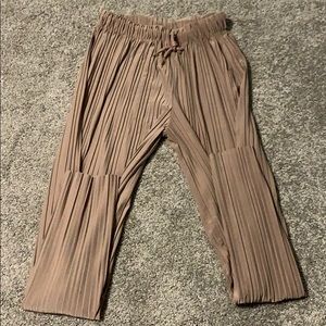 Wide leg palazzo pants